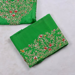 Khadi Parrot Unstitched Suit