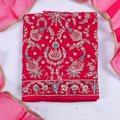 Glass Magenta Unstitched Suit
