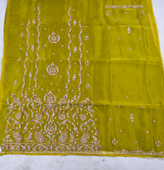Glass Mehandi Unstitched Suit