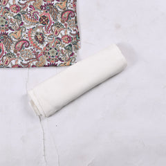 Crepe Off-White Unstitched Suit