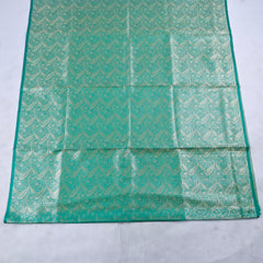 Banarasi Green Unstitched Suit