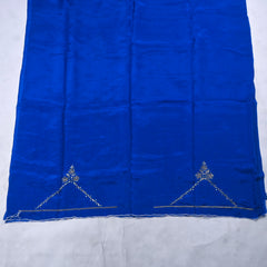 Crepe Blue Unstitched Suit