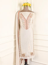 Shimmer Orange Unstitched Suit