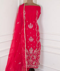 Glass Magenta Unstitched Suit
