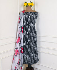 Crepe Black Unstitched Suit