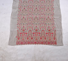 Crepe silver Unstitched Suit