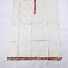 Burberry Silk Off-White Unstitched Suit