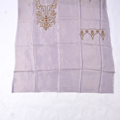 Tissue Shimmer Lavender Unstitched Suit