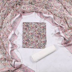 Crepe Off-White Unstitched Suit