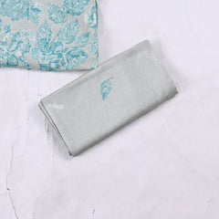 Muslin Grey Unstitched Suit