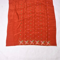 Crepe Rust Unstitched Suit