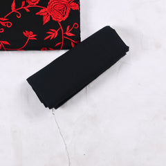 Cotton Red Unstitched Suit