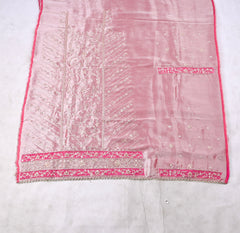Giraffe Shimmer Pink Unstitched Suit