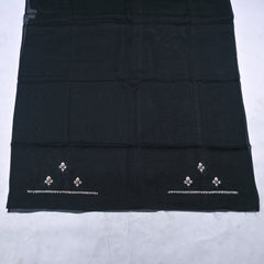 Organza Black Unstitched Suit