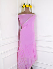 Organza Blush Pink Unstitched Suit