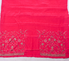 Glass Shimmer Pink Unstitched Suit