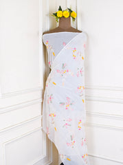 Cotton Yellow Unstitched Suit