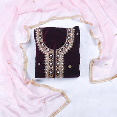 Velvet Violet Unstitched Suit