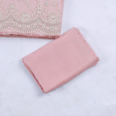 Glass Peach Unstitched Suit