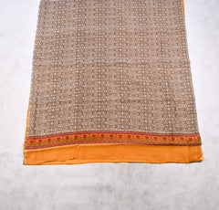 Maheshwari Cotton Off-White Unstitched Suit