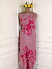 Chinon Rose Pink Unstitched Suit