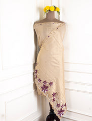 Tissue Shimmer Magenta Unstitched Suit