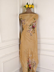 Chinon Pastel Yellow Unstitched Suit
