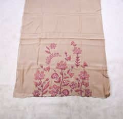 Mul Cotton Beige Unstitched Suit