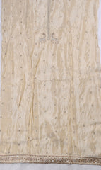 Shimmer Beige Unstitched Suit