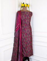 Sapphire Chinon Magenta Unstitched Suit