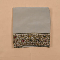 Organza Beige Unstitched Suit