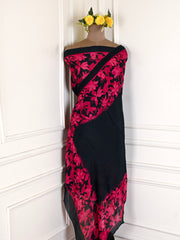 Chinon Magenta Unstitched Suit
