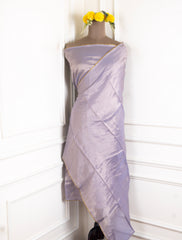 Tissue Shimmer Lavender Unstitched Suit