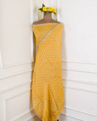 Shimmer Yellow Unstitched Suit