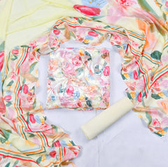 Brasso Yellow Unstitched Suit