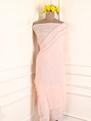 Twill Organza Light Lavender Unstitched Suit