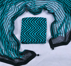 Crepe Ferozi Unstitched Suit