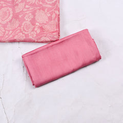 Muslin Pink Unstitched Suit
