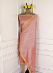 Shimmer Onion Pink Unstitched Suit