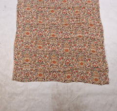 Crepe Beige Unstitched Suit