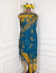 Chinon Blue Unstitched Suit