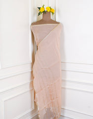 Brocade Beige Unstitched Suit