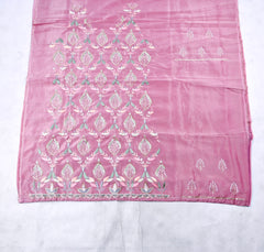 Shimmer Dusky Pink Unstitched Suit