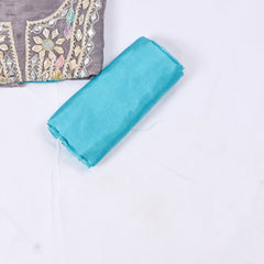Silk Organza Double Shade Unstitched Suit