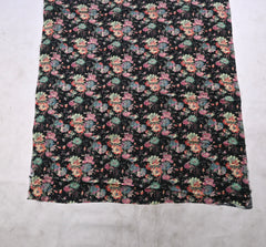 Muslin Black Unstitched Suit