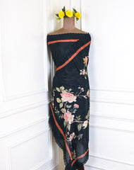 Crepe Black Unstitched Suit
