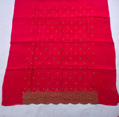 Crepe Pink Unstitched Suit