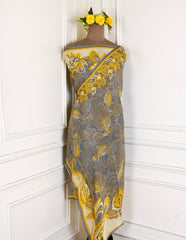 Chinon Yellow Unstitched Suit