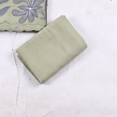 Mul Cotton Pista Green Unstitched Suit
