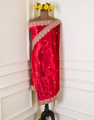 Velvet Purple Unstitched Suit